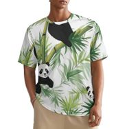 AILLOSA All Over YH-10 Kısa Kollu Baskılı Erkek T-shirt