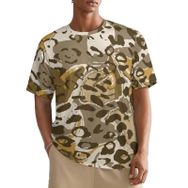 AILLOSA All Over YH-110 Kısa Kollu Baskılı Erkek T-shirt