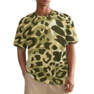 AILLOSA All Over YH-112 Kısa Kollu Baskılı Erkek T-shirt