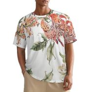 AILLOSA All Over YH-119 Kısa Kollu Baskılı Erkek T-shirt