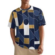 AILLOSA All Over YH-126 Kısa Kollu Baskılı Erkek T-shirt