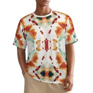 AILLOSA All Over YH-129 Kısa Kollu Baskılı Erkek T-shirt
