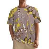 AILLOSA All Over YH-134 Kısa Kollu Baskılı Erkek T-shirt
