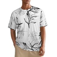 AILLOSA All Over YH-137 Kısa Kollu Baskılı Erkek T-shirt