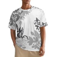 AILLOSA All Over YH-138 Kısa Kollu Baskılı Erkek T-shirt