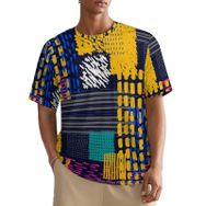 AILLOSA All Over YH-145 Kısa Kollu Baskılı Erkek T-shirt