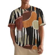 AILLOSA All Over YH-151 Kısa Kollu Baskılı Erkek T-shirt