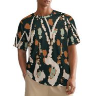 AILLOSA All Over YH-153 Kısa Kollu Baskılı Erkek T-shirt