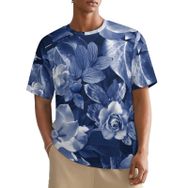 AILLOSA All Over YH-174 Kısa Kollu Baskılı Erkek T-shirt
