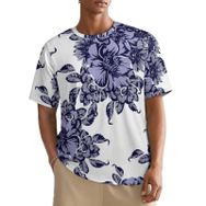 AILLOSA All Over YH-177 Kısa Kollu Baskılı Erkek T-shirt