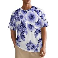 AILLOSA All Over YH-179 Kısa Kollu Baskılı Erkek T-shirt