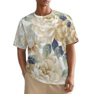 AILLOSA All Over YH-18 Kısa Kollu Baskılı Erkek T-shirt