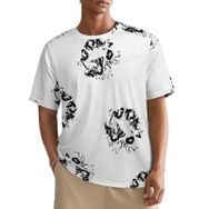AILLOSA All Over YH-181 Kısa Kollu Baskılı Erkek T-shirt