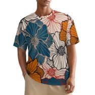 AILLOSA All Over YH-191 Kısa Kollu Baskılı Erkek T-shirt