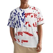 AILLOSA All Over YH-192 Kısa Kollu Baskılı Erkek T-shirt