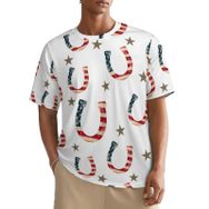 AILLOSA All Over YH-193 Kısa Kollu Baskılı Erkek T-shirt