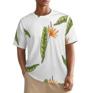 AILLOSA All Over YH-199 Kısa Kollu Baskılı Erkek T-shirt