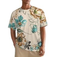 AILLOSA All Over YH-21 Kısa Kollu Baskılı Erkek T-shirt