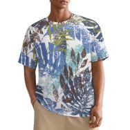 AILLOSA All Over YH-219 Kısa Kollu Baskılı Erkek T-shirt