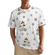 AILLOSA All Over YH-222 Kısa Kollu Baskılı Erkek T-shirt