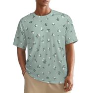 AILLOSA All Over YH-225 Kısa Kollu Baskılı Erkek T-shirt