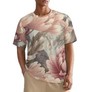 AILLOSA All Over YH-23 Kısa Kollu Baskılı Erkek T-shirt