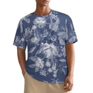 AILLOSA All Over YH-251 Kısa Kollu Baskılı Erkek T-shirt