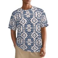 AILLOSA All Over YH-265 Kısa Kollu Baskılı Erkek T-shirt