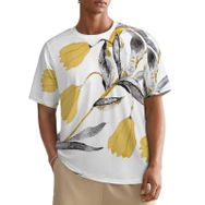 AILLOSA All Over YH-266 Kısa Kollu Baskılı Erkek T-shirt
