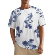 AILLOSA All Over YH-268 Kısa Kollu Baskılı Erkek T-shirt