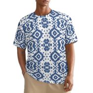 AILLOSA All Over YH-271 Kısa Kollu Baskılı Erkek T-shirt