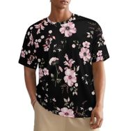 AILLOSA All Over YH-272 Kısa Kollu Baskılı Erkek T-shirt