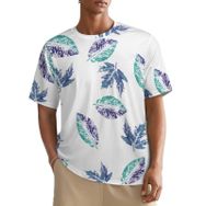 AILLOSA All Over YH-279 Kısa Kollu Baskılı Erkek T-shirt