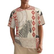 AILLOSA All Over YH-284 Kısa Kollu Baskılı Erkek T-shirt