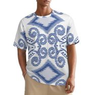 AILLOSA All Over YH-286 Kısa Kollu Baskılı Erkek T-shirt