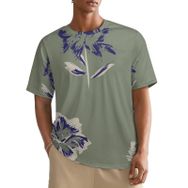 AILLOSA All Over YH-293 Kısa Kollu Baskılı Erkek T-shirt