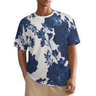 AILLOSA All Over YH-304 Kısa Kollu Baskılı Erkek T-shirt