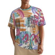 AILLOSA All Over YH-305 Kısa Kollu Baskılı Erkek T-shirt