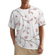 AILLOSA All Over YH-313 Kısa Kollu Baskılı Erkek T-shirt