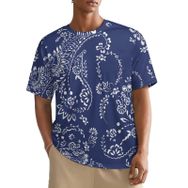 AILLOSA All Over YH-319 Kısa Kollu Baskılı Erkek T-shirt