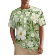 AILLOSA All Over YH-335 Kısa Kollu Baskılı Erkek T-shirt