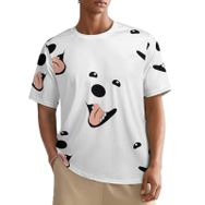 AILLOSA All Over YH-373 Kısa Kollu Baskılı Erkek T-shirt