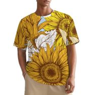 AILLOSA All Over YH-374 Kısa Kollu Baskılı Erkek T-shirt
