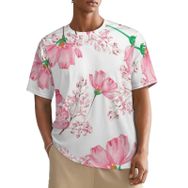 AILLOSA All Over YH-383 Kısa Kollu Baskılı Erkek T-shirt