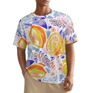 AILLOSA All Over YH-384 Kısa Kollu Baskılı Erkek T-shirt