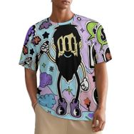 AILLOSA All Over YH-385 Kısa Kollu Baskılı Erkek T-shirt