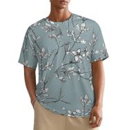 AILLOSA All Over YH-389 Kısa Kollu Baskılı Erkek T-shirt