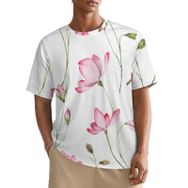 AILLOSA All Over YH-390 Kısa Kollu Baskılı Erkek T-shirt
