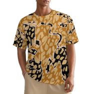 AILLOSA All Over YH-399 Kısa Kollu Baskılı Erkek T-shirt