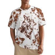 AILLOSA All Over YH-400 Kısa Kollu Baskılı Erkek T-shirt